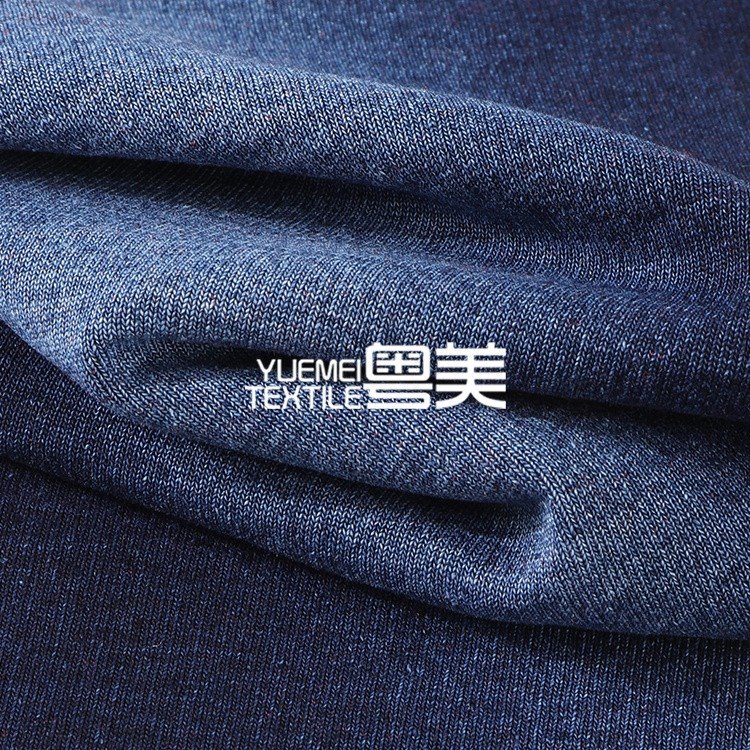 Denim French Terry Knit Fabric manufacturers
